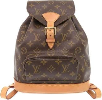 Louis Vuitton Pre-owned Backpacks, female, Brown, Size: ONE SIZE Pre-owned Canvas louis-vuitton-bags