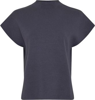 Moss Copenhagen Mscharisha Top - Dames - Tops - Blauw - Maat: L/Xl Viscose
