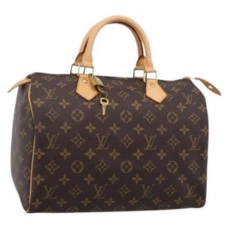 Louis Vuitton Pre-owned Speedy 30 Hand Bag - Dames - Pre-owned - Bruin - Maat: ONE Size Leer