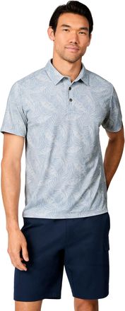 Free Country Mens SunFree UPF Printed Polo Shirt