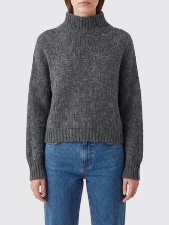 Roberto Collina Wool Blend Turtleneck Jumper with Dropped Shoulders