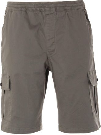 Farah Mens Farah Crane Organic Stretch Twill Cargo Shorts in Green