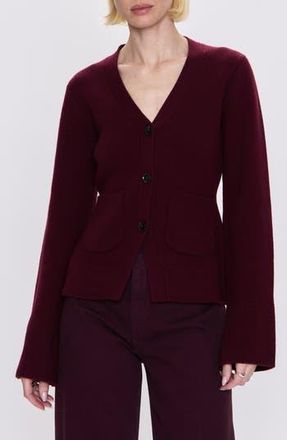 Pistola Denim Aeron V-Neck Cardigan in Claret at Nordstrom Rack, Size X-Small