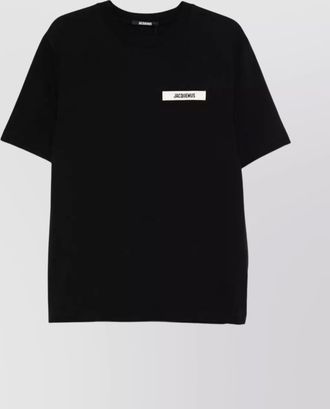 Jacquemus logo-patch cotton t-shirt