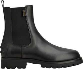 Tod's Botas Chelsea de Piel - Shoes - Mujer - Negro - 39 1/2 EU