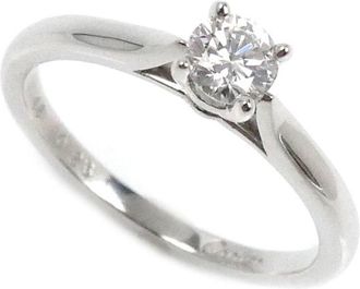 Cartier Platinum Platinum 950 Band Ring (Pre-Owned)