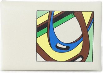 Herm&egrave;s White Coin Purse/Coin Case (Pre-Owned)