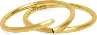 Dean Davidson Twist Midi Dune Bangle Set in Gold at Nordstrom