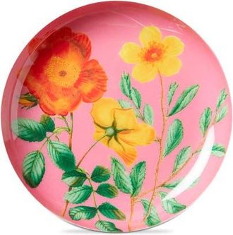 Tag Flower Metal Trinket Dish Pink Iron Everyday at Nordstrom