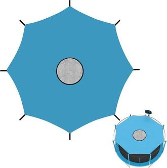 No Brand Toldo Parasol De 305 Cm Para Cama El&aacute;stica De 8 Barras, Resistente A Los Rayos Uv E Impermeable, Protector De Techo Para Cama El&aacute;stica, Toldo Y Carpa