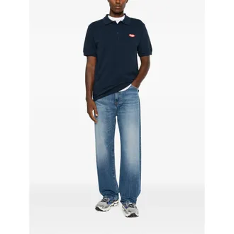 Kenzo Cotton Piqu&eacute; Polo Shirt - Navy