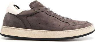 Officine Creative low-top leather sneakers - men - Calf Suede/Rubber/Calf Leather - 40 - Grey