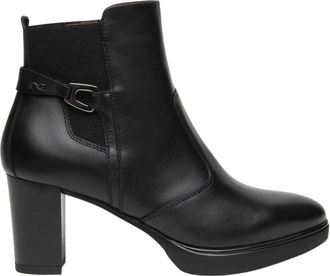 Nero Giardini I617260D Platform Enkellaars - Dames - Schoenen - Zwart - Maat: 35 EU Zijde