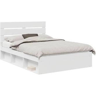 vidaXL Estructura De Cama 140 X 200 Cm Madera De Pino Macizo Vidaxl