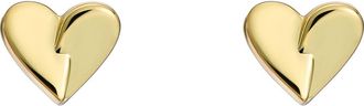 Ted Baker Alyssa Abstract Heart Stud Earrings in Gold Tone at Nordstrom