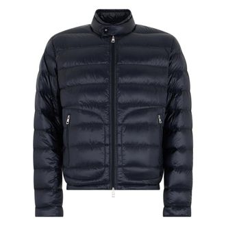 Moncler Down Jackets, male, Blue, Size: M Acorus Down Jacket