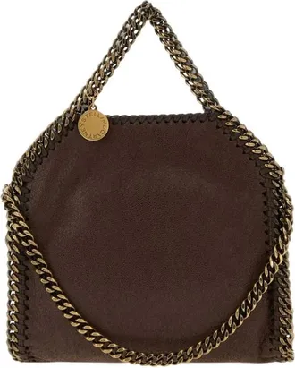 Stella McCartney Falabella Mini Tote - Dames - Tassen - Bruin - Maat: ONE Size Polyamide