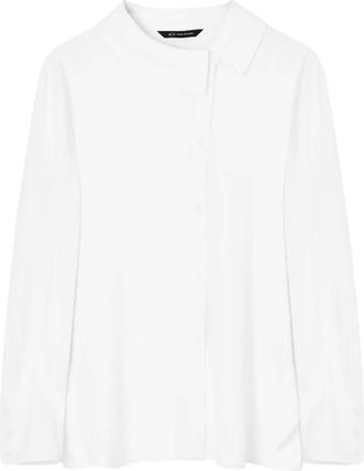 A|X Armani Exchange Mujer, Blusas y Camisas, Blanco, Talla: XL