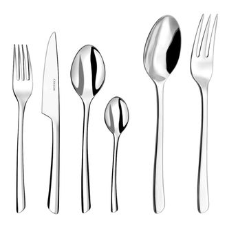 Bloomingdale's Cuberter&iacute;a de 50 piezas en estuche de madera Acero inoxidable Acero