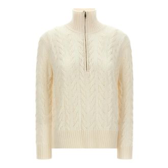 Max Mara Colle Knit - Dames - Truien - Wit - Maat: XS Wol