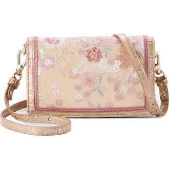 Brahmin Minuette Convertible Leather Crossbody Bag in Beige Multi Whimsy at Nordstrom