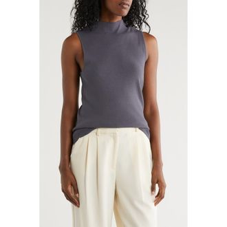 T Tahari Sleeveless Sweater in Dark Storm at Nordstrom Rack, Size X-Small