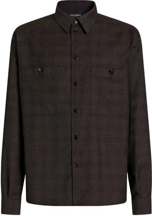 Dolce & Gabbana Glen-geruit overhemd