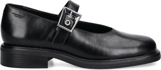 Vagabond buckle-strap Mary Jane shoes - women - Calf Leather/Calf Leather/Rubber - 37 - Black