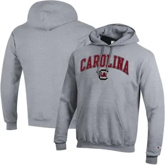 Champion Mens Champion Heather Gray South Carolina Gamecocks Arch Over Logo Pullover Hoodie at Nordstrom, Size Xx-Large