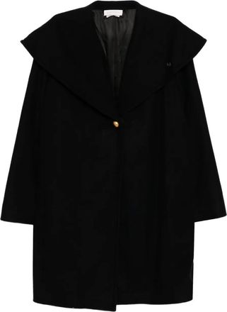 Saiid Kobeisy single breasted coat - Black