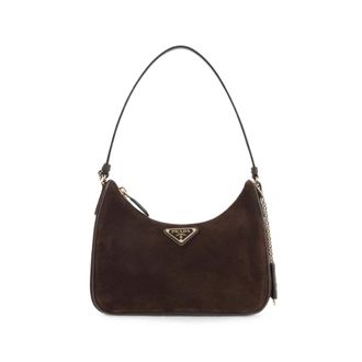 Prada Re-Edition 2005 Suede Tote Bag