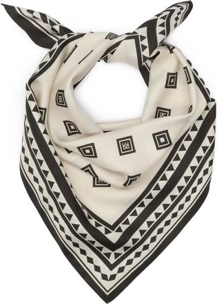 Kazar Foulard Quadrato in Seta - - Accessories - Donna - Bianco - ONE SIZE