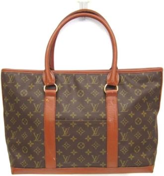 Louis Vuitton Tweedehands Canvas Louis Vuitton tassen - Dames - Vintage Shopper - Bruin - ONE Size - Vintage