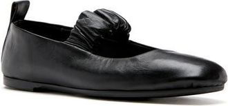 La Canadienne Gracie City Dry Mary Jane Flat in Black Leather at Nordstrom, Size 7.5