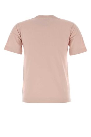 Burberry Logo-Printed Cotton T-Shirt - Pink