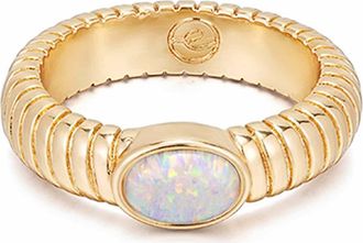 Ettika Opal Flex Ring in Gold at Nordstrom, Size 7