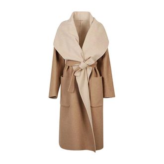 Max Mara Senna Coat - female - Max Mara - Belted Coats - Brown - XS - Coats