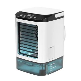 OEM Ventilador Rafraichisseur - Humidificador Port&aacute;til - Tanque 900 Ml - 3 Velocidades - Luz Nocturna 7 Colores - Para Habitaci&oacute;n Y Oficina - 1 Unidad