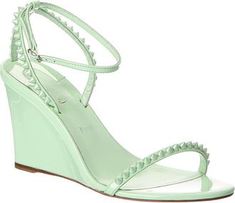 Christian Louboutin So Me 85 Patent Wedge Sandal