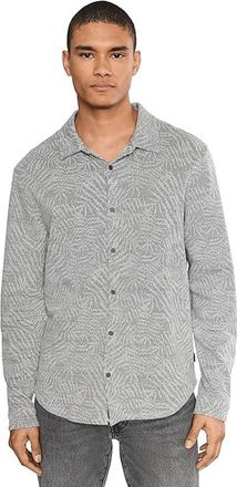 John Varvatos Paladino Shirt Mens Clothing Grey Sky : 2XL, Cotton/Polyester