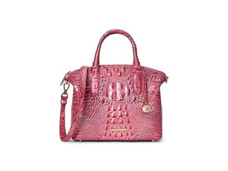 Brahmin Duxbury Satchel Satchel Womens Handbags French Rose, Leather
