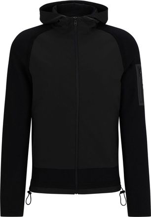 HUGO BOSS Heren Boss Modak Hoodie met ritssluiting in zwart