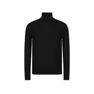 A|X Armani Exchange Mens 8nzm3c Turtleneck, Black, XXL