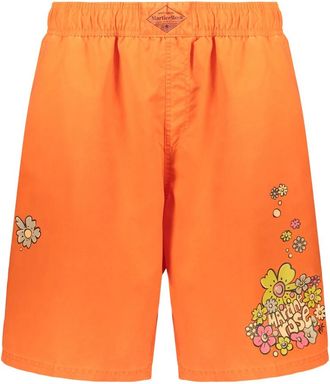 Martine Rose Mesh Lining Swim Shorts - Heren - Strandmode - Oranje - M - Polyester - Badmode
