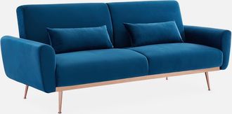 Sweeek Sof&aacute; Cama De Terciopelo, 3 Plazas