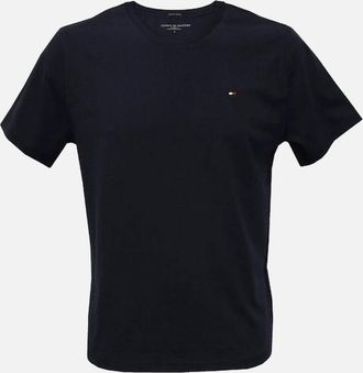 Tommy Hilfiger Mens Icon Logo Crew Neck T-Shirt, Navy - Black - Size: 33/32/32/38