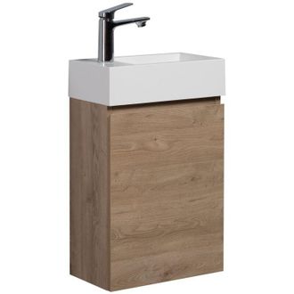 Badplaats Mobile da bagno Gabinetto Angela 40cm Castagno - armadio wc mobiletto lavabo