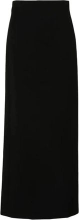 Wardrobe.NYC Zwarte Column Rok - Dames - Maxi Rokken - Zwart - XS - Wol - Rokken