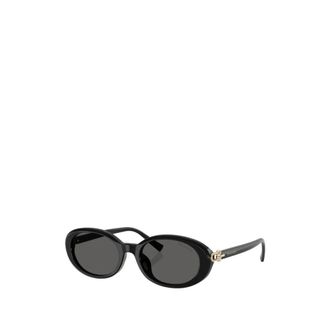Tiffany & Co. Ovale Zonnebril - Dames - Zonnebrillen - Zwart - 54 MM - Accessoires