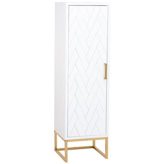 Wanderlust Deco Armario de 3 cajones madera y metal 40.5x37x139,5